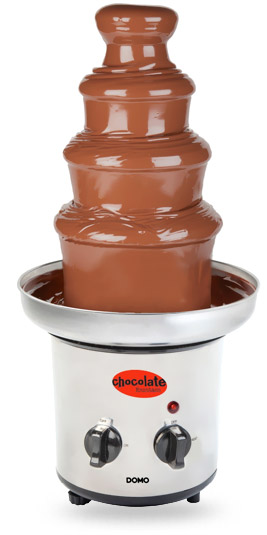 Ba30DEllylelly Mini fontaine de chocolat de ménage Fondue fait maison tour de fusion de chocolat électrique Machine de cascade à trois couches 