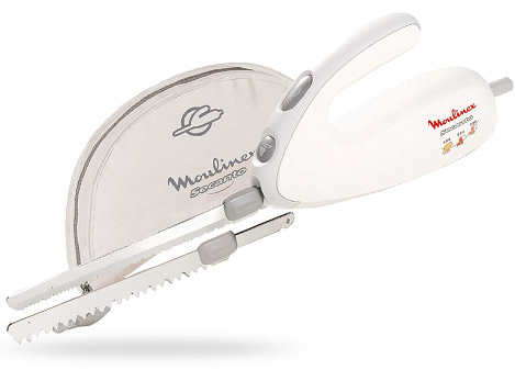 Couteaux electrique découper Tranche Viande Charcuterie Pain Surgelés  Clatronic Blanc 180 EM 3062