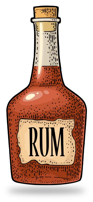 bouteille de rhum