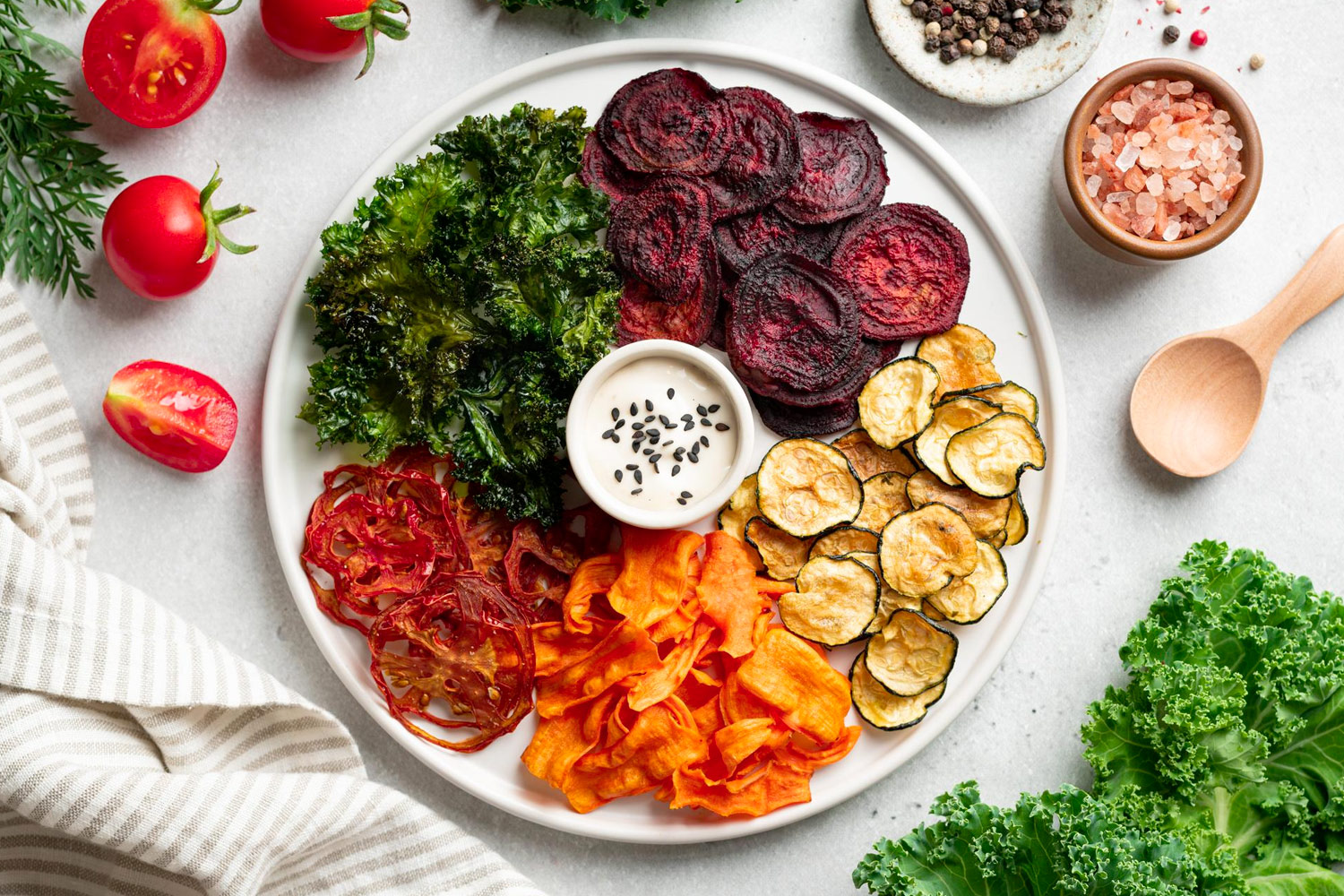 Chips légumes pour l'apéritif