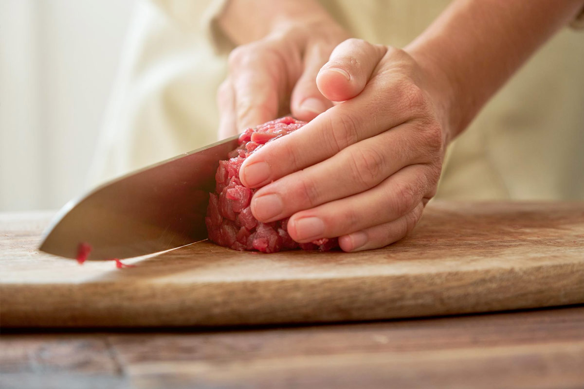 preparation tartare de boeuf