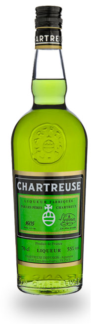 bouteille chartreuse verte